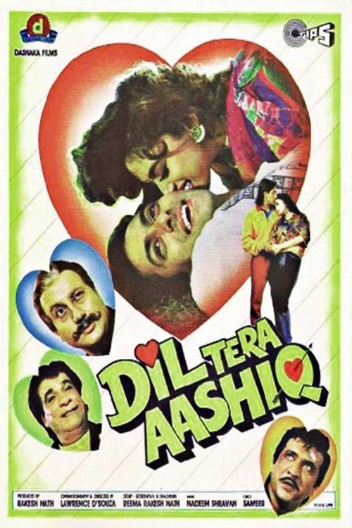 Dil Tera Aashiq 1993 official movie poster