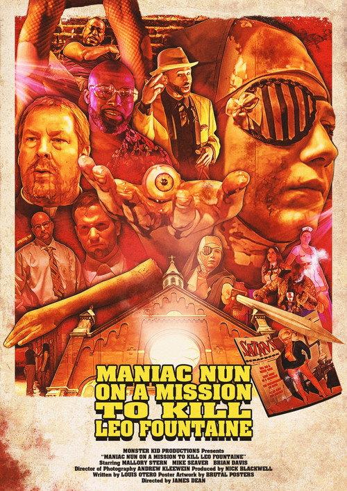 Maniac Nun On A Mission To Kill Leo Fountaine 2019 official movie poster