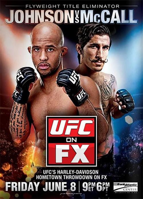 UFC on FX 3: Johnson vs. McCall 2 2012 official movie poster