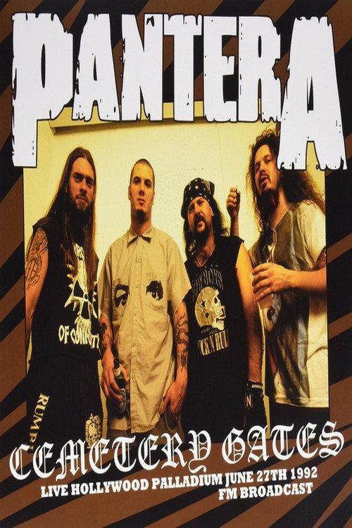 Pantera - Cemetery Gates - Live at Hollywood Palladium 1992 official movie poster