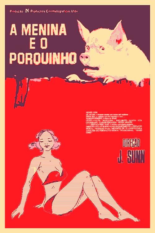A Menina e o Porquinho 1990 official movie poster