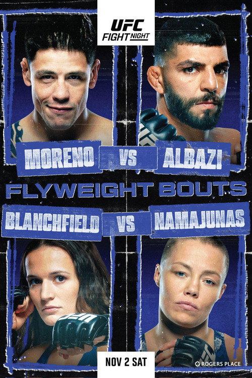 UFC Fight Night 246: Moreno vs. Albazi 2024 official movie poster
