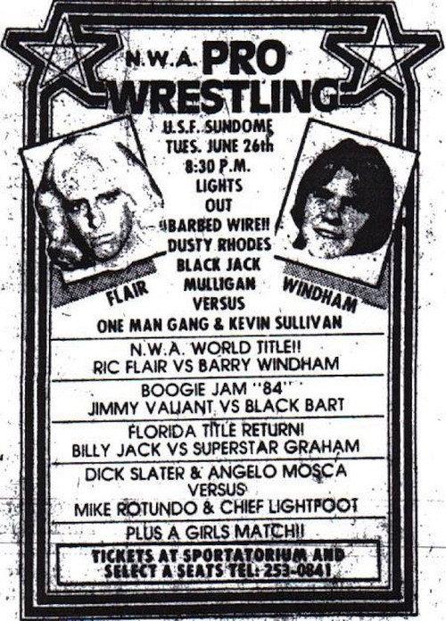 NWA Boogie Jam 1984 official movie poster