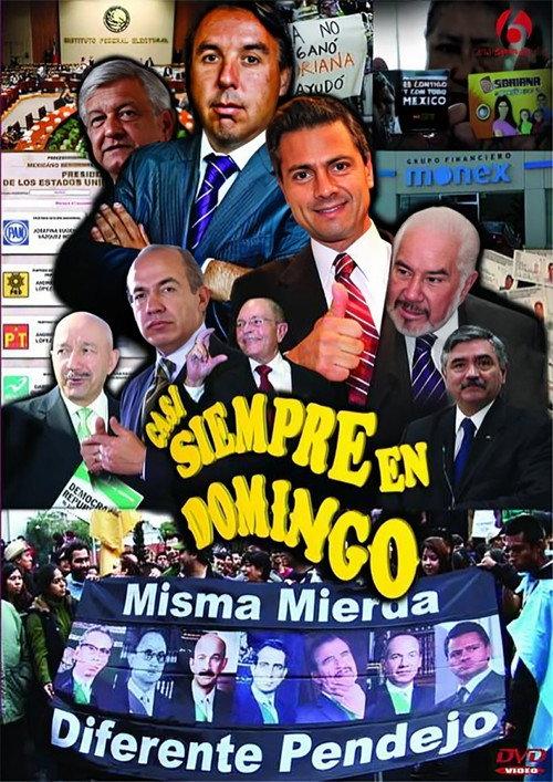 Casi siempre en domingo 2012 official movie poster