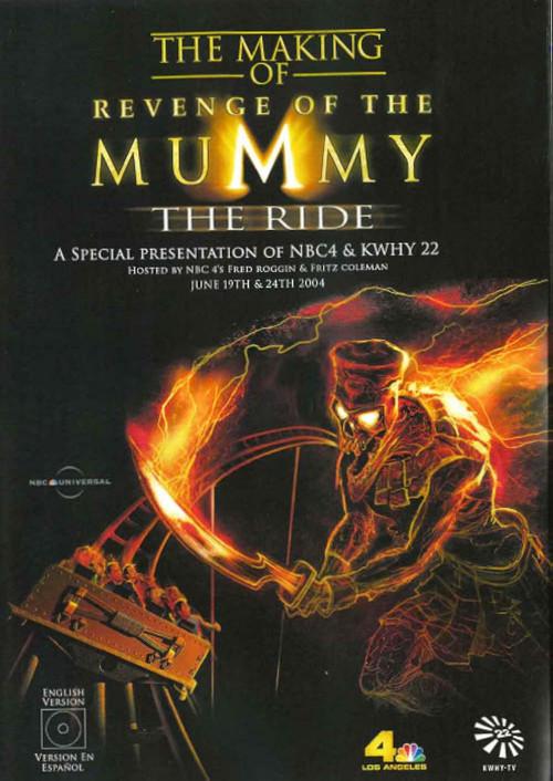 The making of Revenge of the Mummy - The Ride 2004 official movie poster