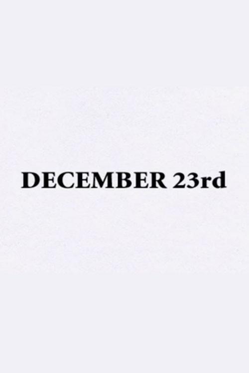 December 23rd 2008 official movie poster