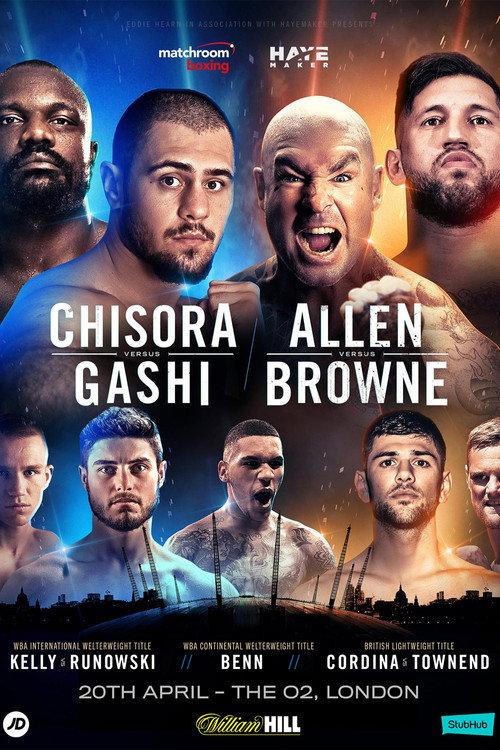 Derek Chisora vs. Senad Gashi 2019 official movie poster