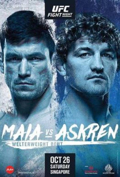 UFC Fight Night 162: Singapore 2019 official movie poster