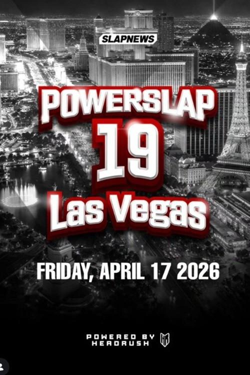 Power Slap 19 2026 official movie poster