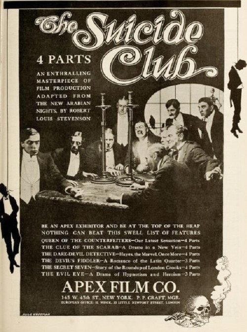 The Suicide Club 1914 official movie poster