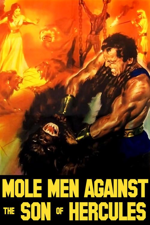 Mole Men Against the Son of Hercules 1961 official movie poster