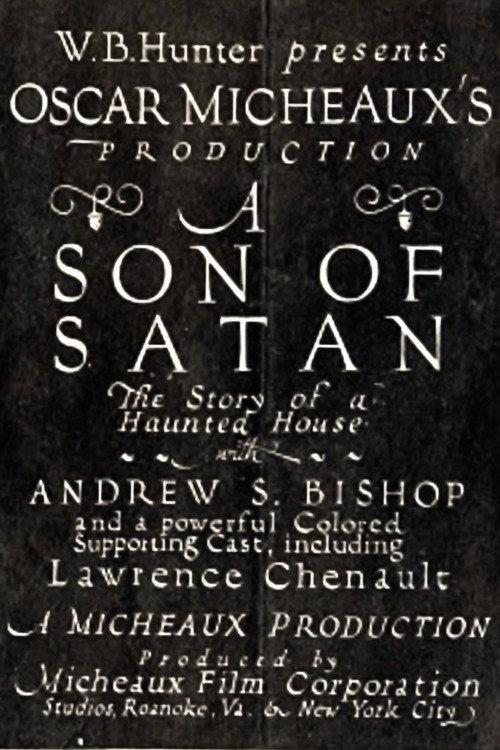 A Son of Satan 1924 official movie poster