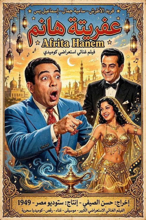 Afrita Hanem: The Genie Lady 1949 official movie poster