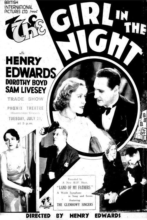 The Girl in the Night 1931 official movie poster