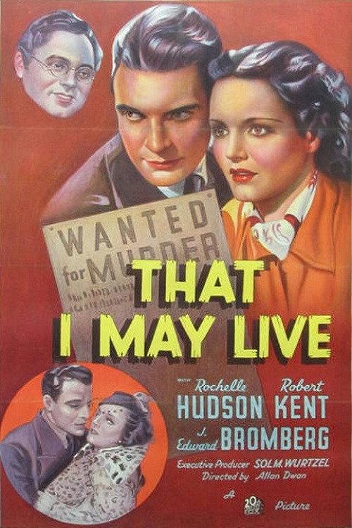 That I May Live 1937 official movie poster