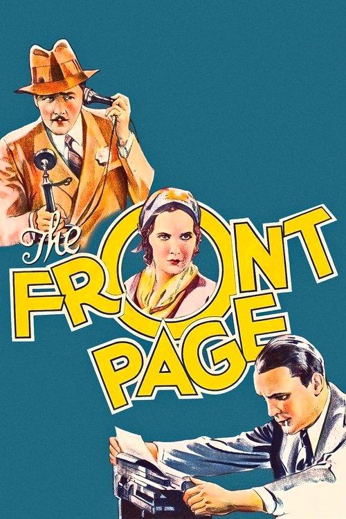 The Front Page 1931 official movie poster