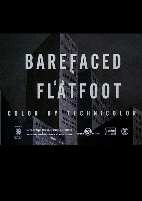 Barefaced Flatfoot 1951 official movie poster