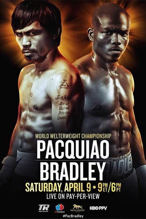 Manny Pacquiao vs. Timothy Bradley III 2016 official movie poster