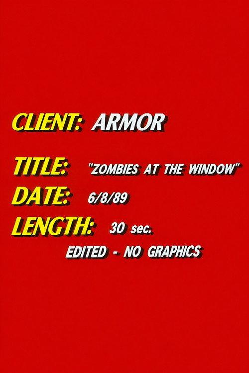 Zombies at the Window 1989 official movie poster