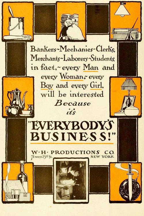 Everybody's Business 1919 official movie poster