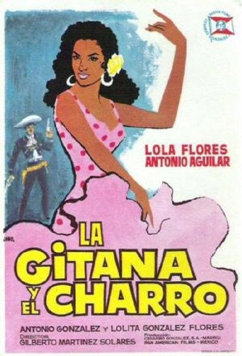 La gitana y el charro 1964 official movie poster