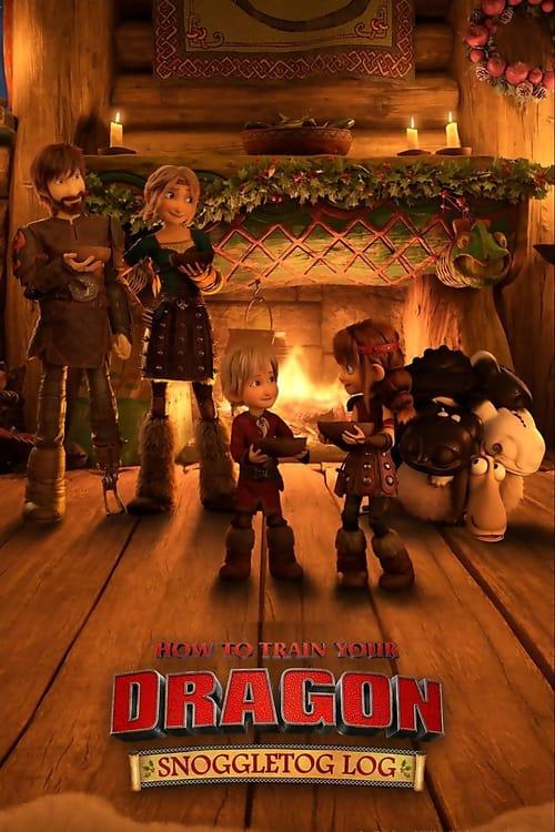 How to Train Your Dragon: Snoggletog Log 2019 official movie poster