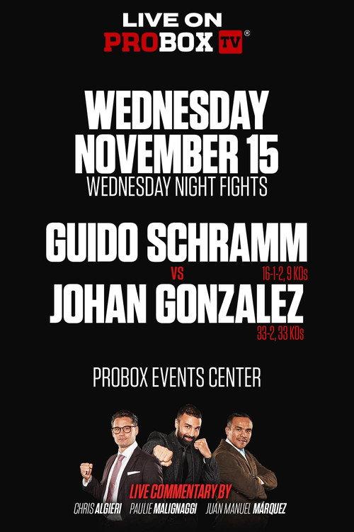 Guido Emmanuel Schramm vs. Johan Gonzalez 2023 official movie poster