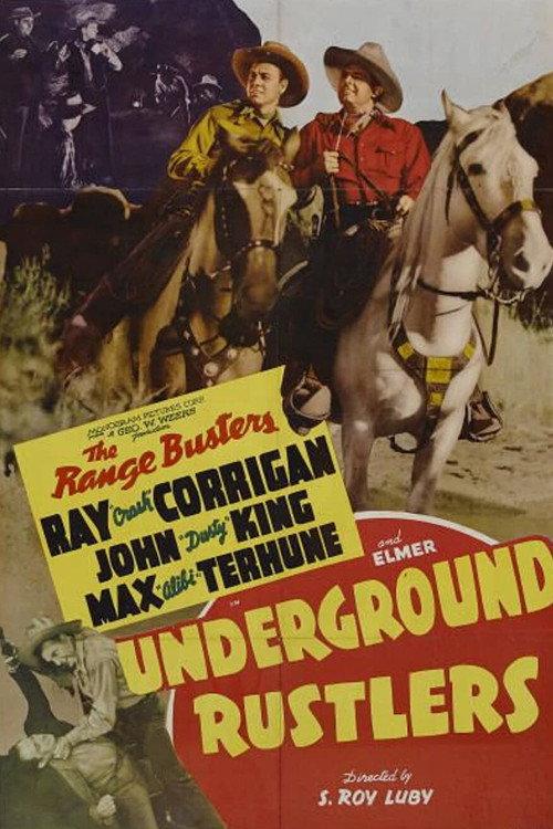 Underground Rustlers 1941 official movie poster