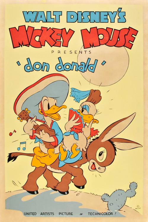 Don Donald 1937 official movie poster
