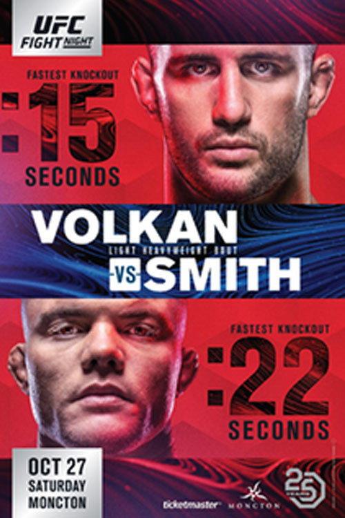 UFC Fight Night 138: Volkan vs. Smith 2018 official movie poster