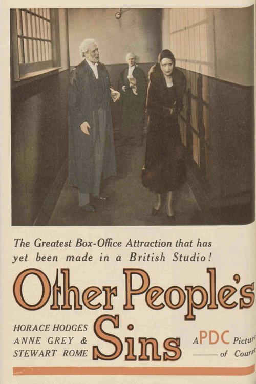 Other People's Sins 1931 official movie poster