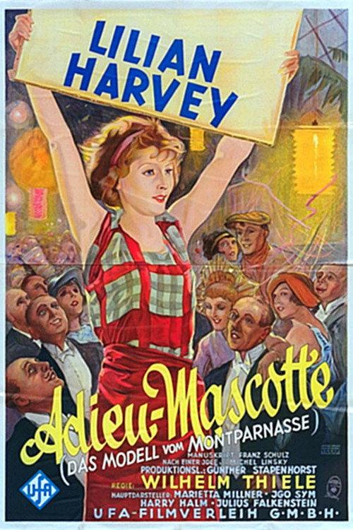 Adieu Mascotte 1929 official movie poster