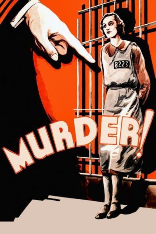 Murder! 1930 official movie poster