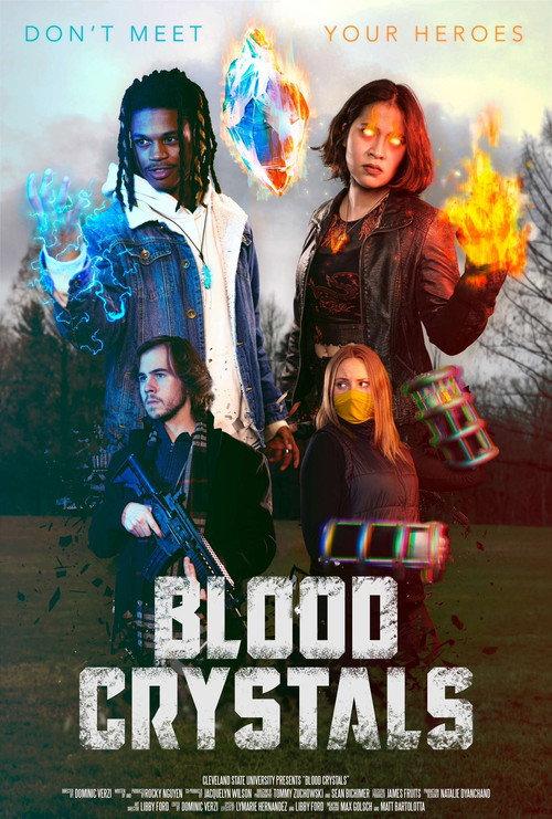 Blood Crystals 2024 official movie poster