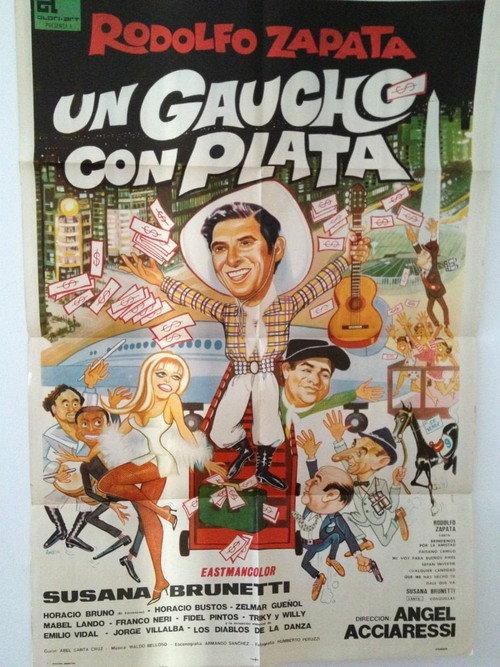 Un gaucho con plata 1970 official movie poster