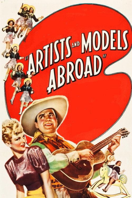 Artists and Models Abroad 1938 official movie poster