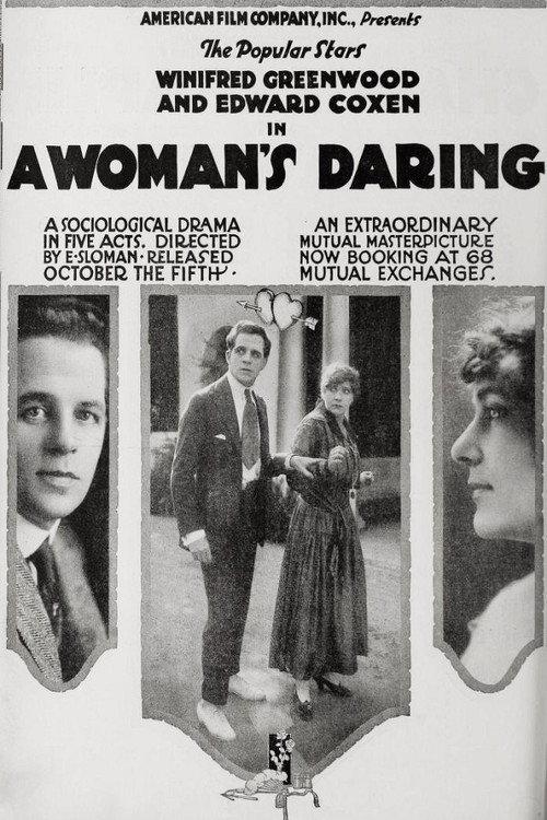 A Woman's Daring 1916 official movie poster