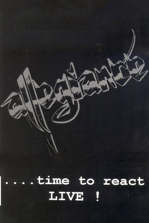 Allegiance: ....time to react LIVE! 1995 official movie poster