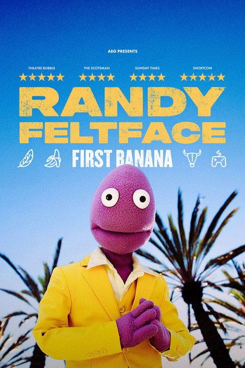 Randy Feltface: First Banana 2026 official movie poster