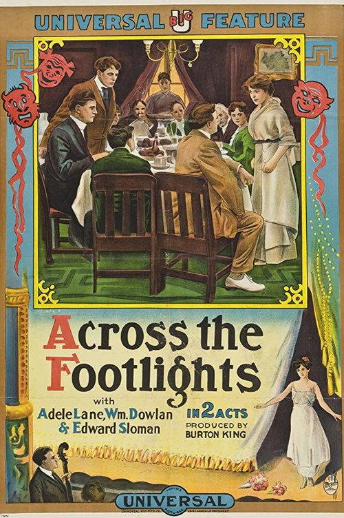 Across the Footlights 1915 official movie poster