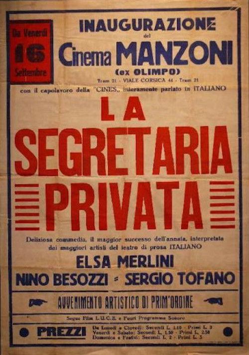 The Private Secretary 1931 official movie poster