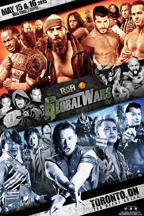ROH & NJPW: Global Wars - Night 2 2015 official movie poster