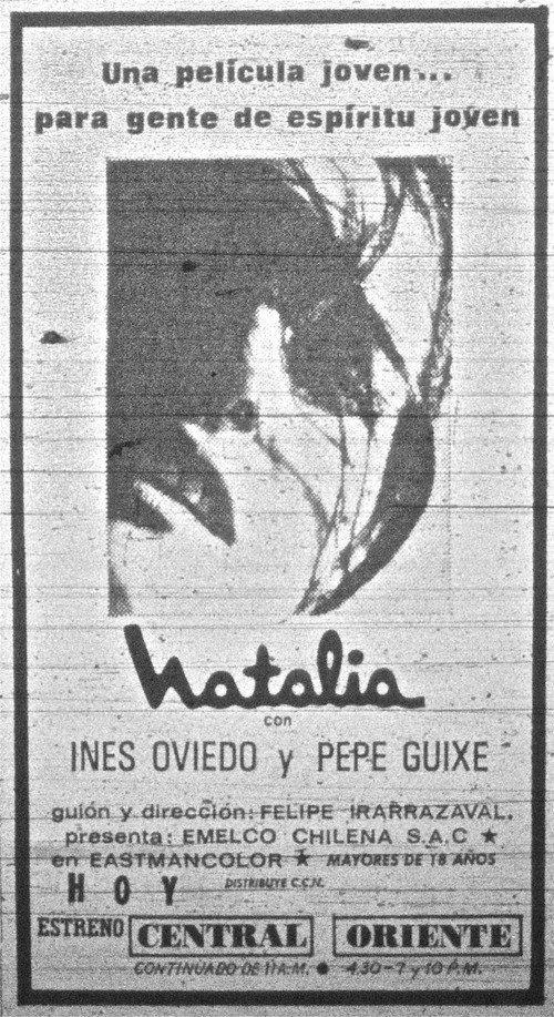 Natalia 1970 official movie poster