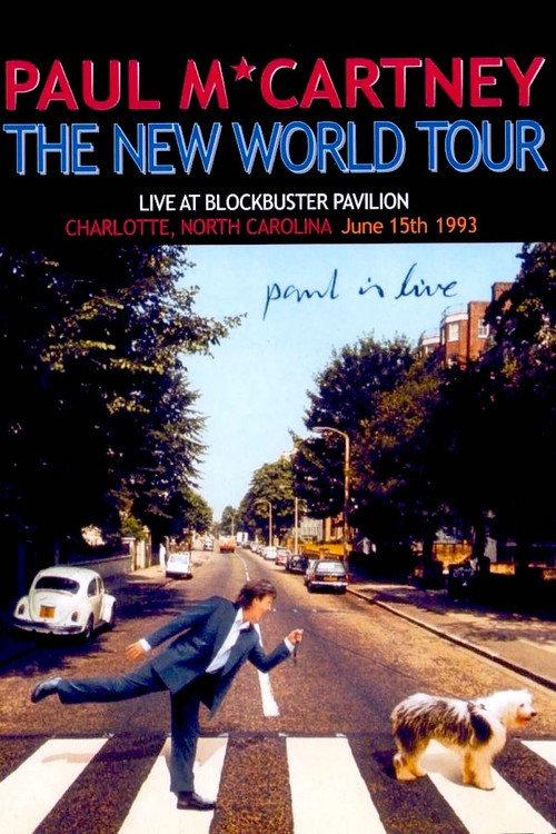 Paul McCartney - Live in Charlotte 1993 official movie poster
