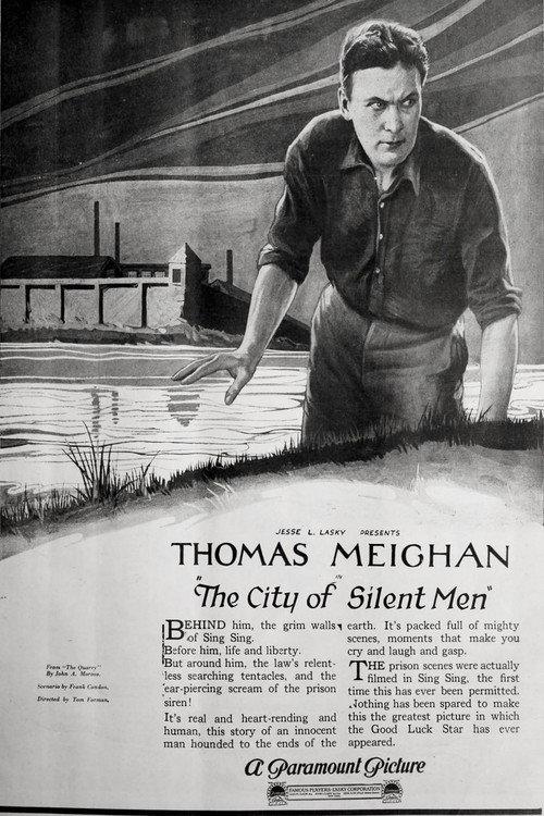 The City of Silent Men 1921 official movie poster