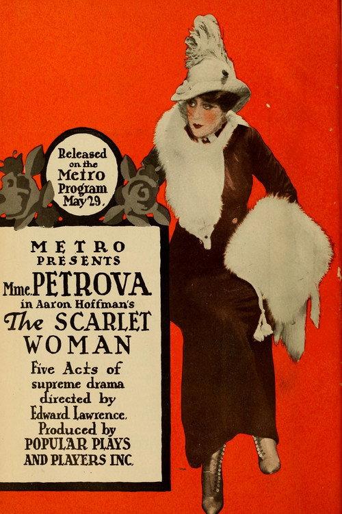 The Scarlet Woman 1916 official movie poster