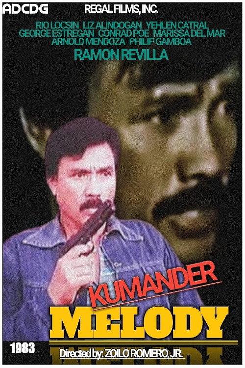 Kumander Melody 1982 official movie poster
