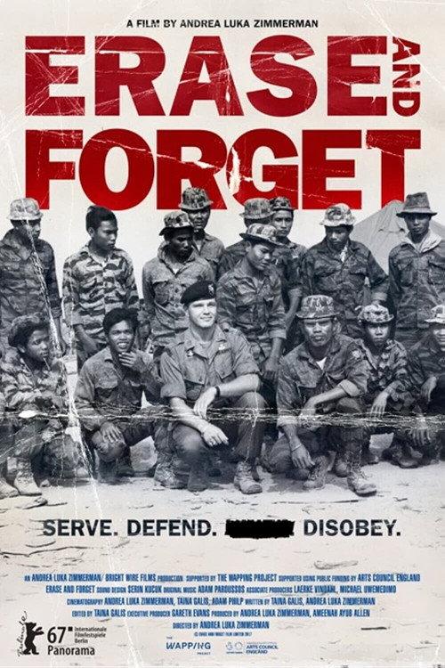Erase and Forget 2017 official movie poster