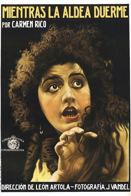 Mientras la aldea duerme 1927 official movie poster