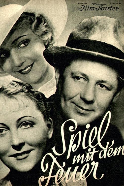 Playing with Fire 1934 official movie poster